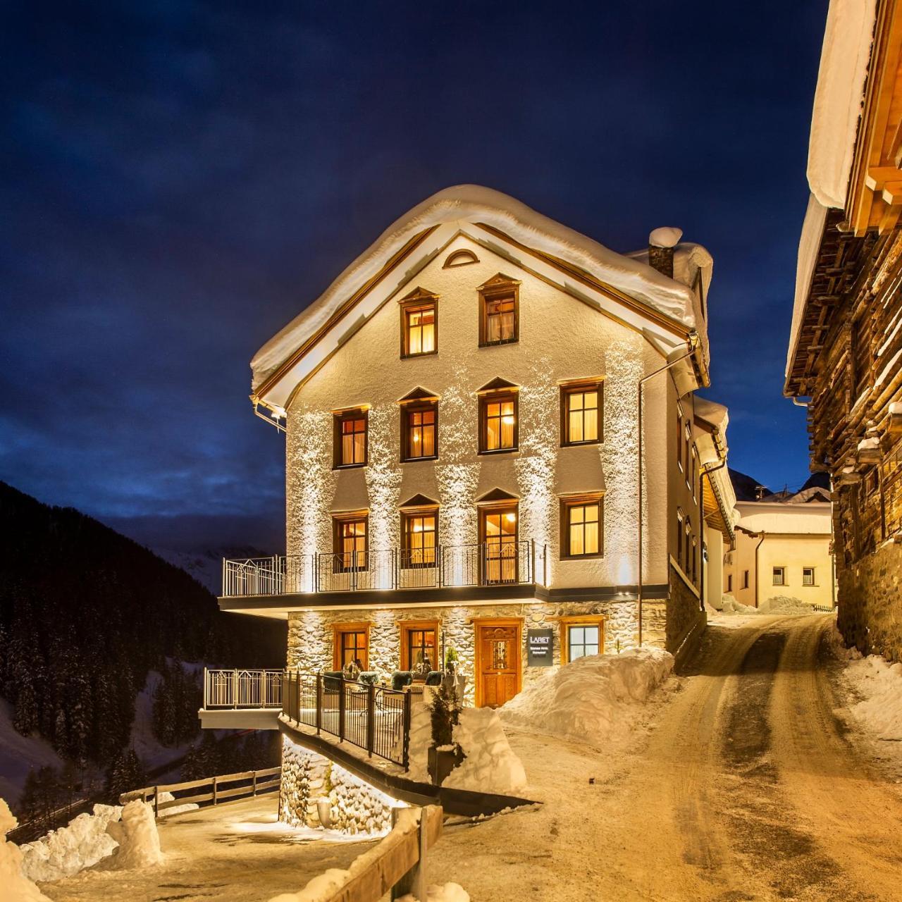 Laret Private Boutique Hotel - Adults Only Samnaun Exteriör bild