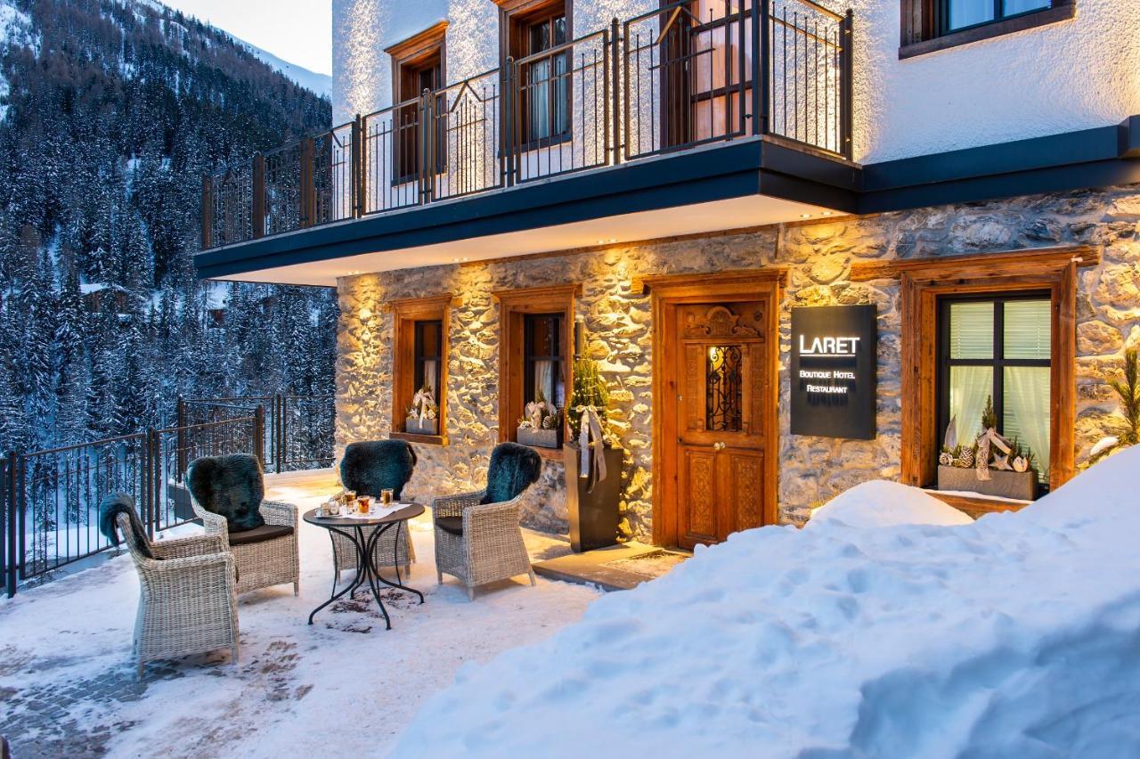 Laret Private Boutique Hotel - Adults Only Samnaun Exteriör bild